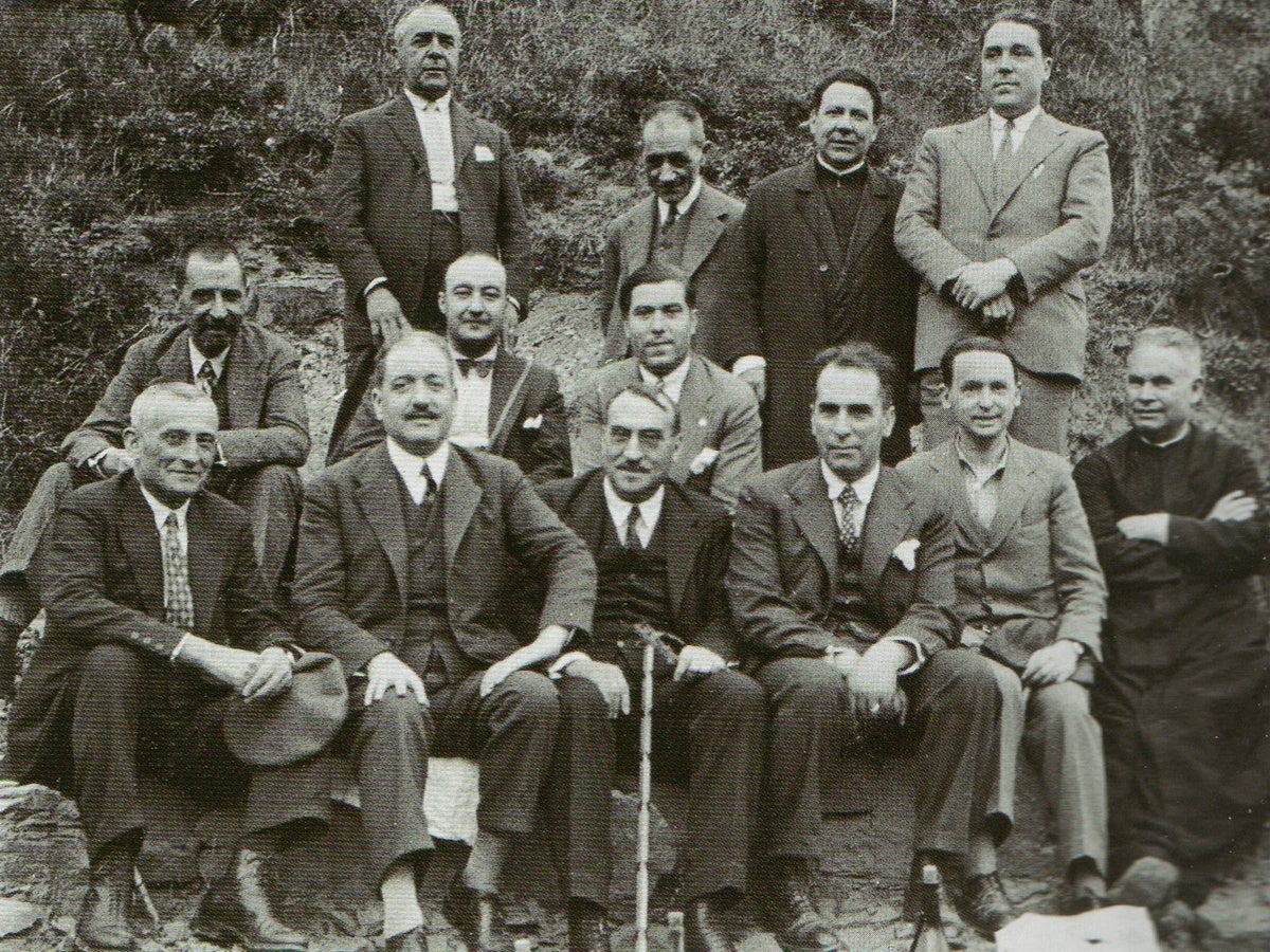 Excursió del membres de la Junta del Gremi de Fabricants (1929). 