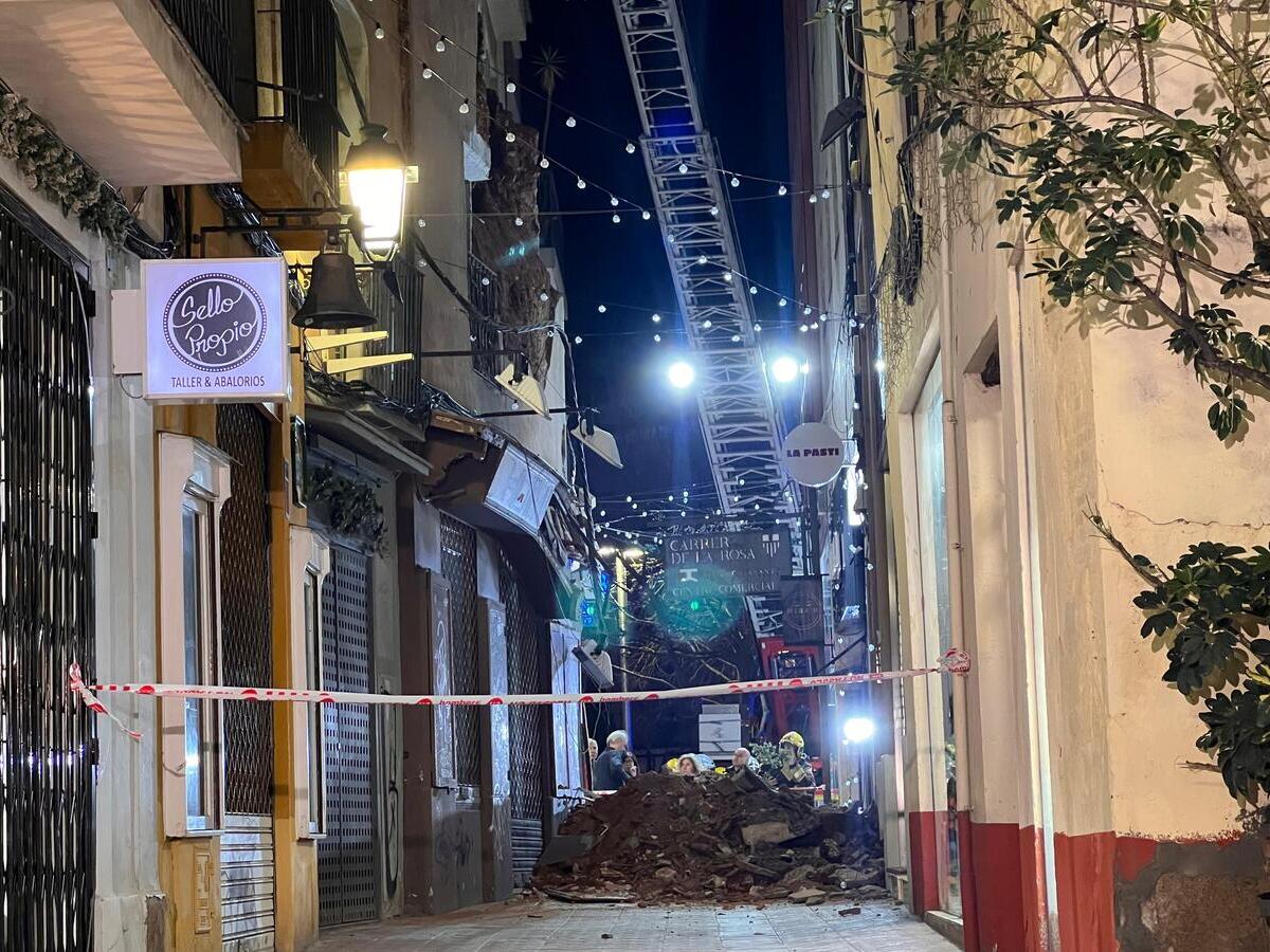 Despreniment al carrer de la Rosa. Autor: ACN.