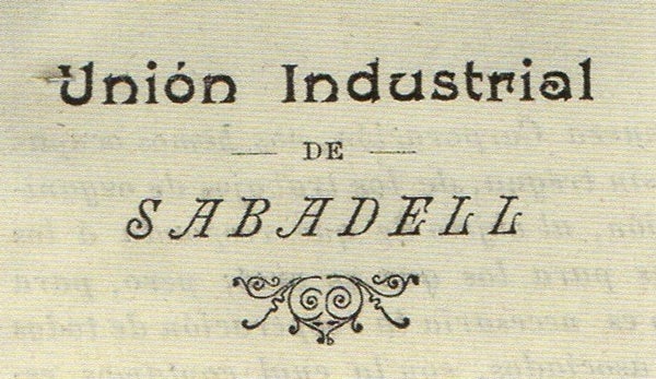 Logotip de la Unión Industrial (1900)