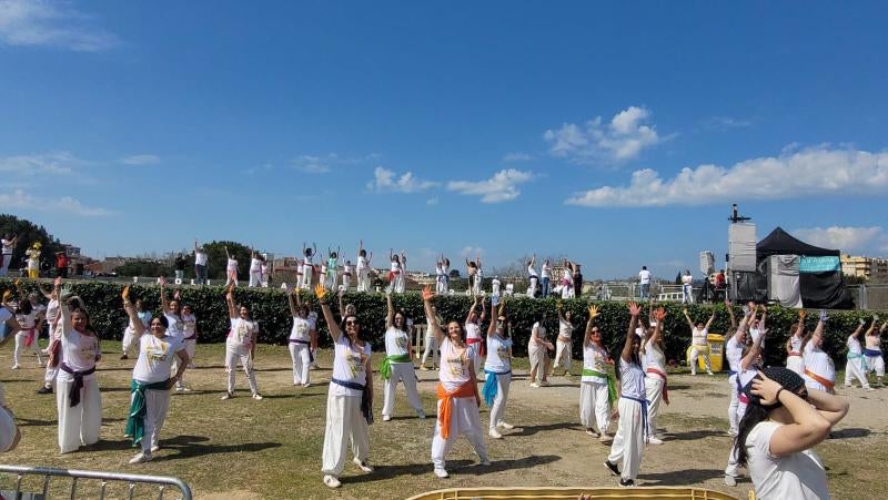 Un moment de la Festa Holi. Autor: Centre Asana / cedida.