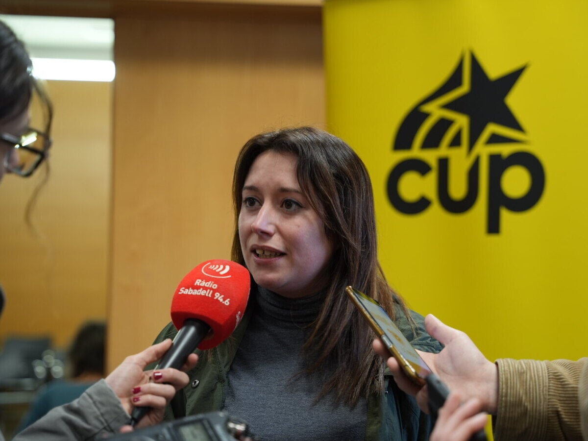 Laure Vega, diputada de la CUP al Parlament. Autor: ACN.