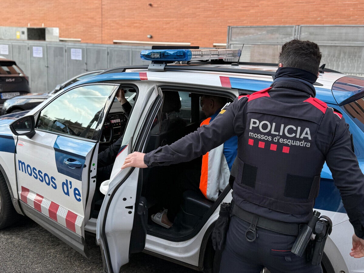 Detenció a Lloret de Mar en el marc de l'operació. Autor: ACN.