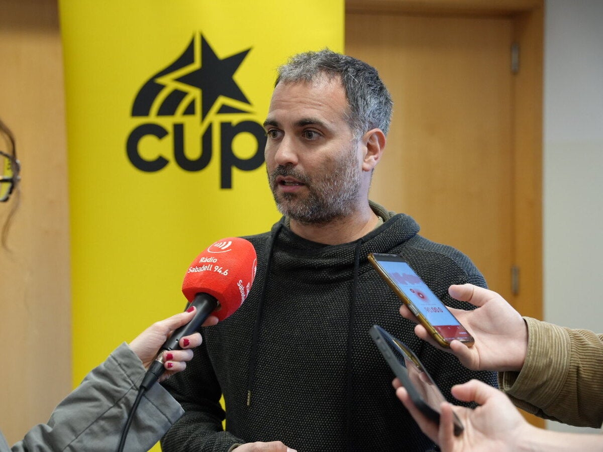 Oriol Rifer, portaveu de la Crida per Sabadell. Autor: ACN.