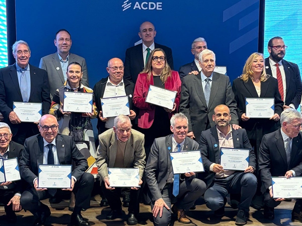 Premiats a la Nit del Dirigent. Cedida