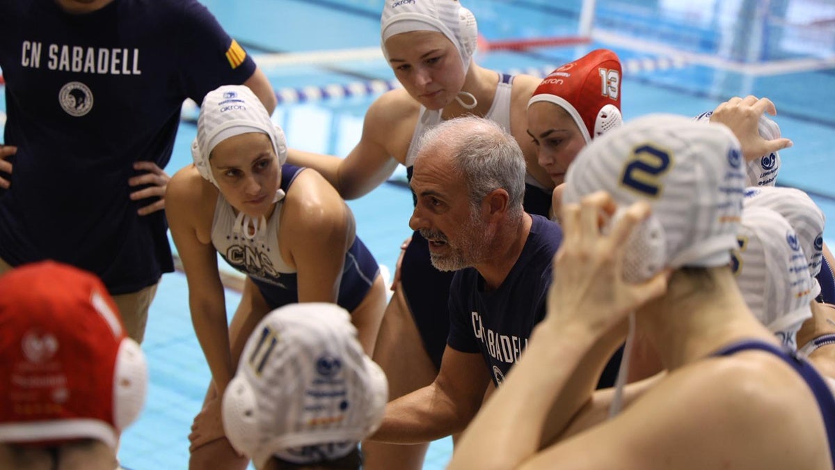 David Palma, esperonant les jugadores. Cedida