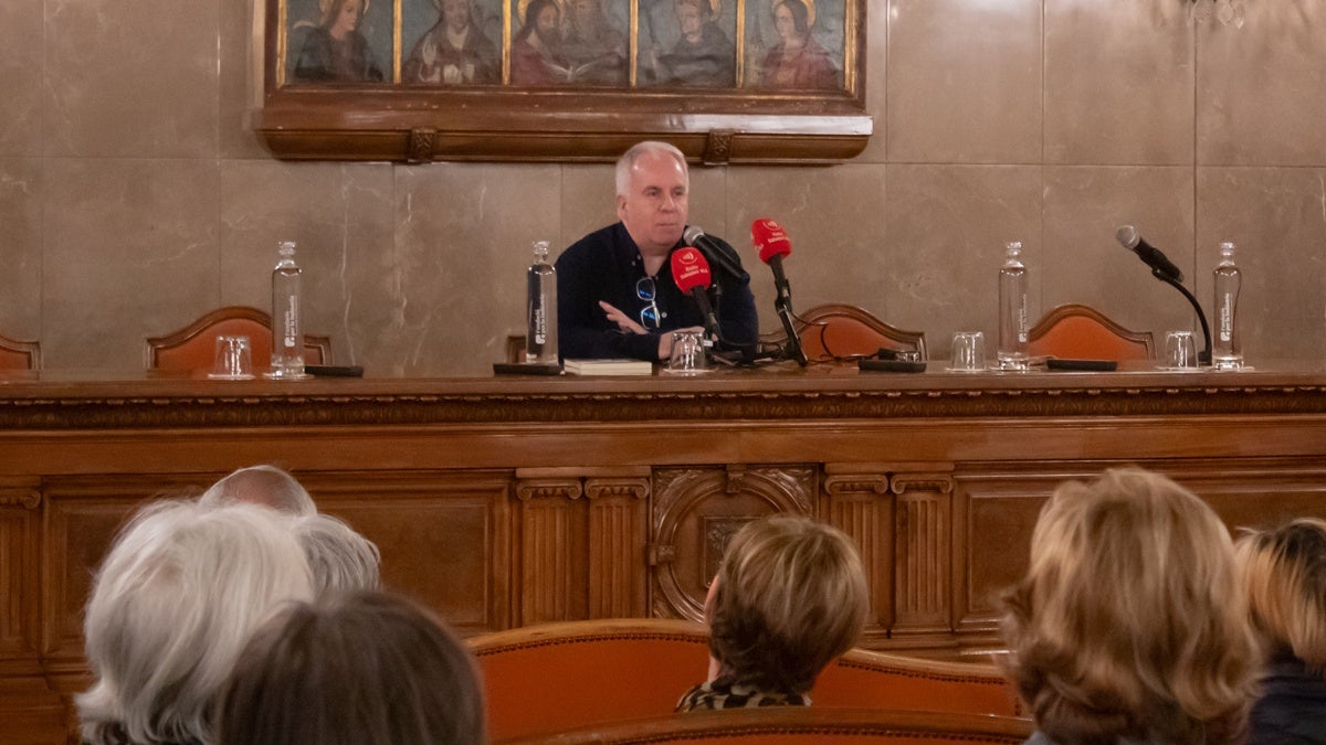 L'autor José Antonio Bonilla, aquest dimecres al Gremi. Autor: Xavi Cano. 