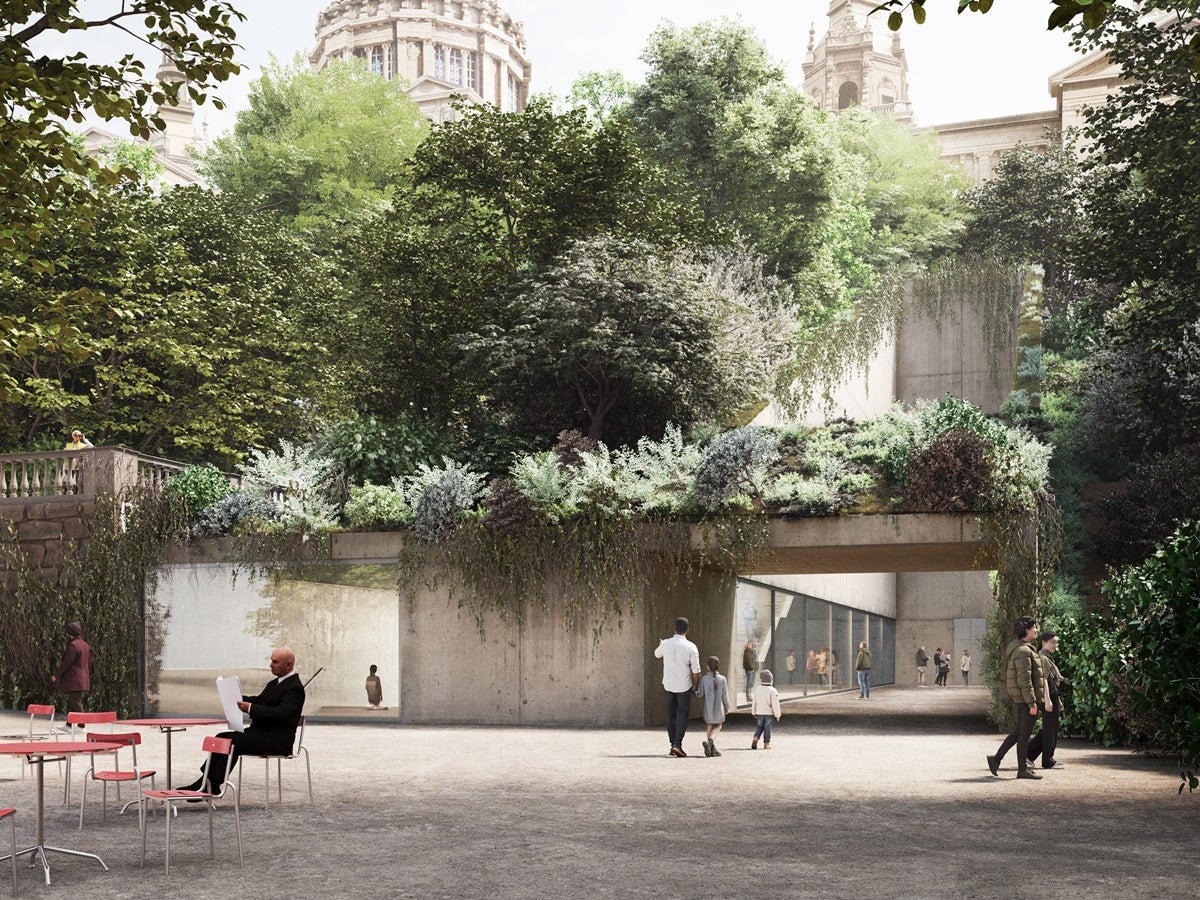 Una imatge del projecte arquitectònic. Autor: ACN. 