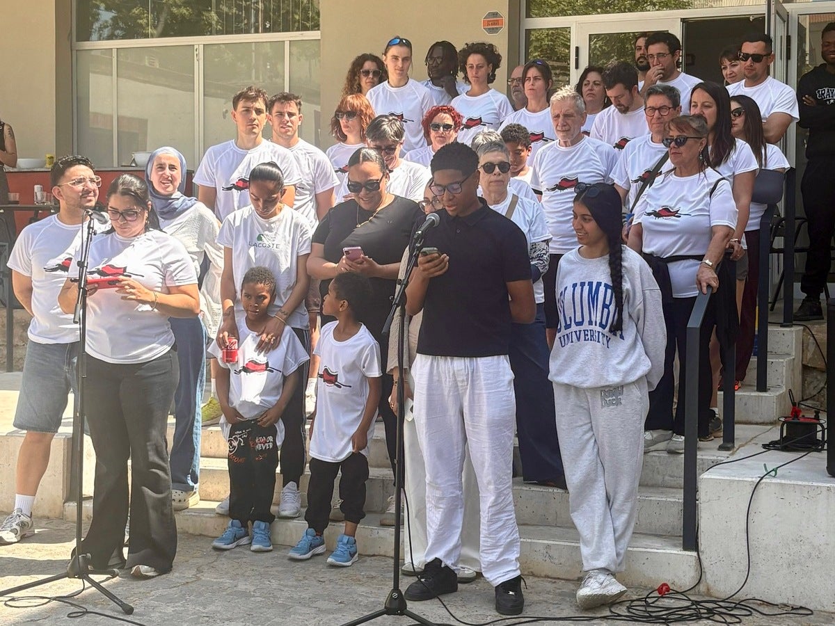 Presentació de la cursa antiracista. Autor: cedida.