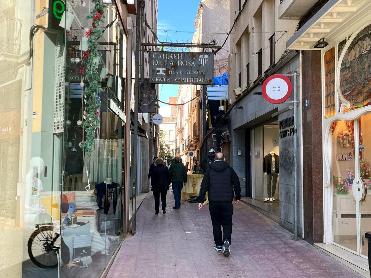 El carrer de la Rosa, reobert. Autor: Jordi M.