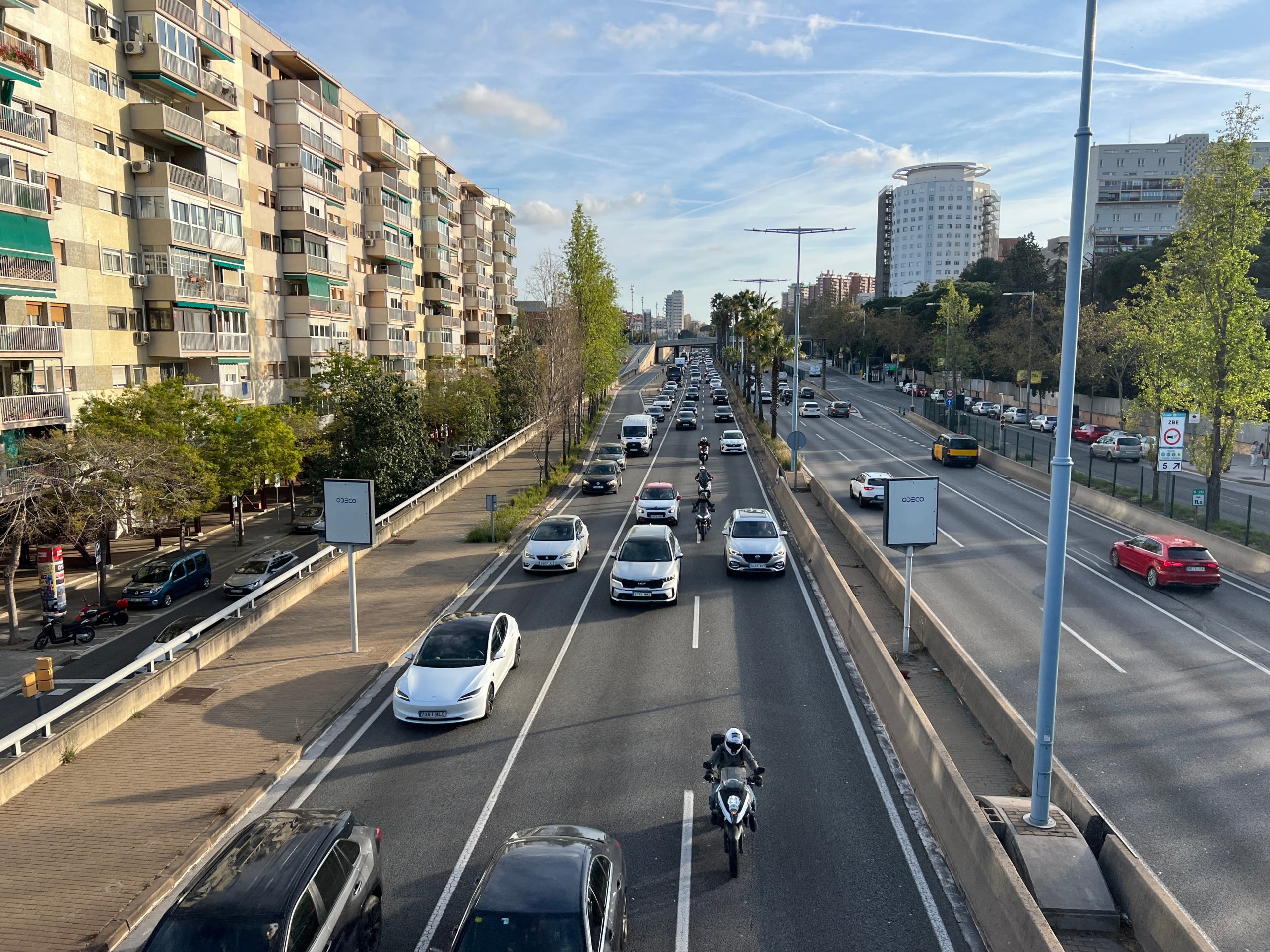 Trànsit fluïd a la Ronda de Dalt. Autor: ACN.