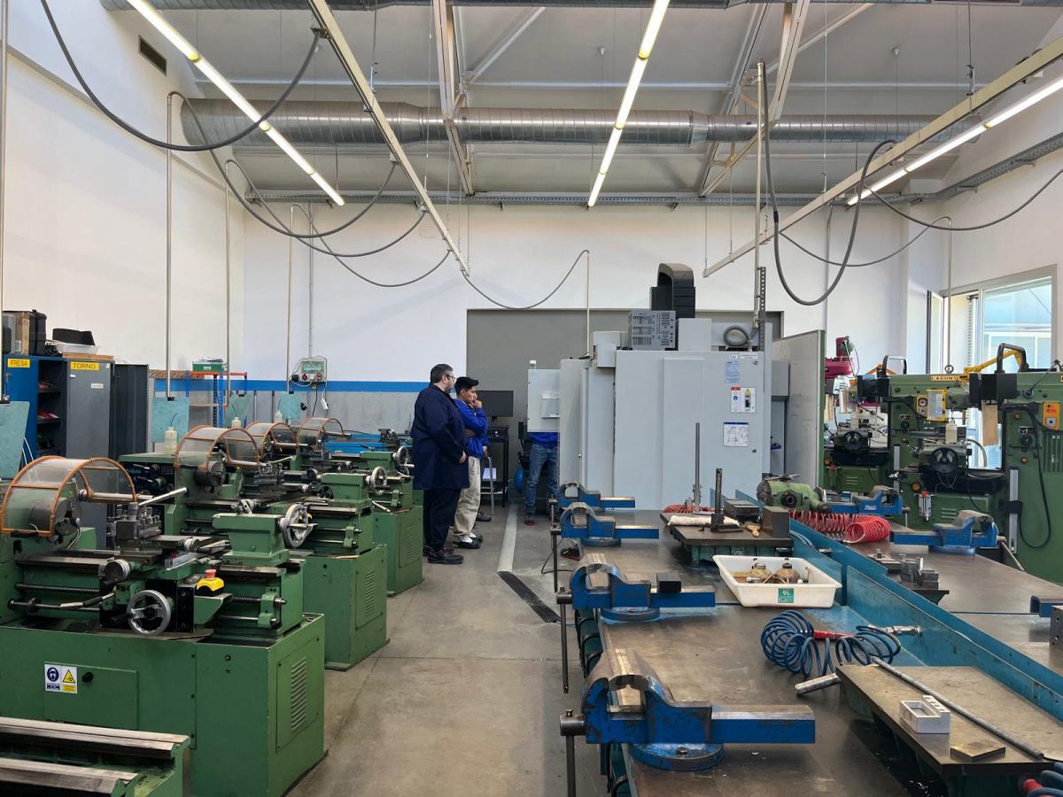 Aula taller de Cal Molins, aquest dimarts. Autor: Jordi M.