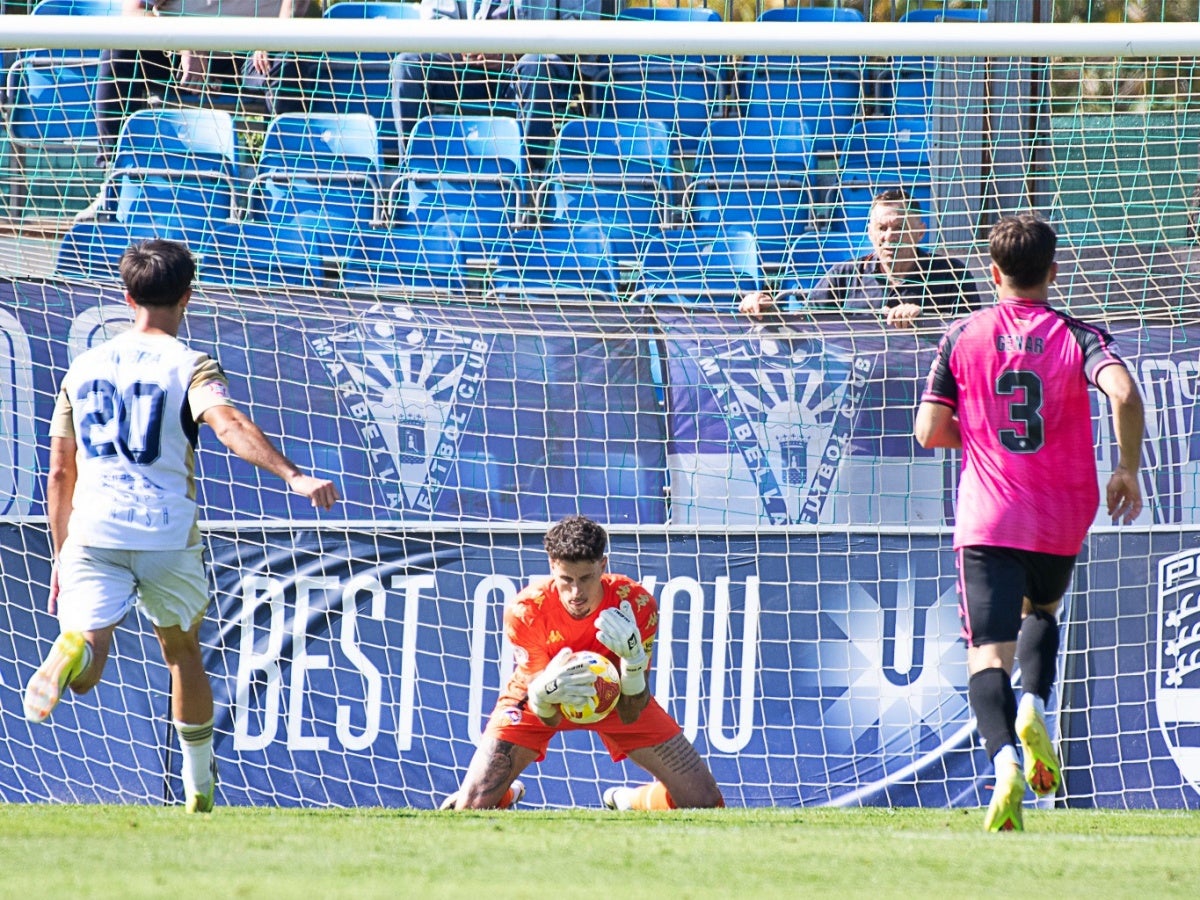 El porter del CE Sabadell, Diego Fuoli. Autor: @CESabadell via X. 