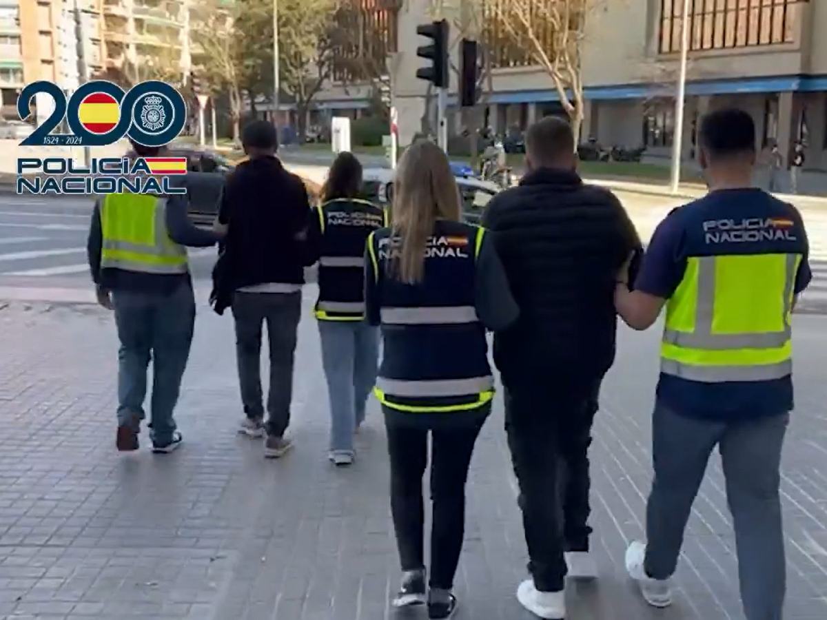 Detenció a Sabadell en el marc de l'operació. Autor: cedida.