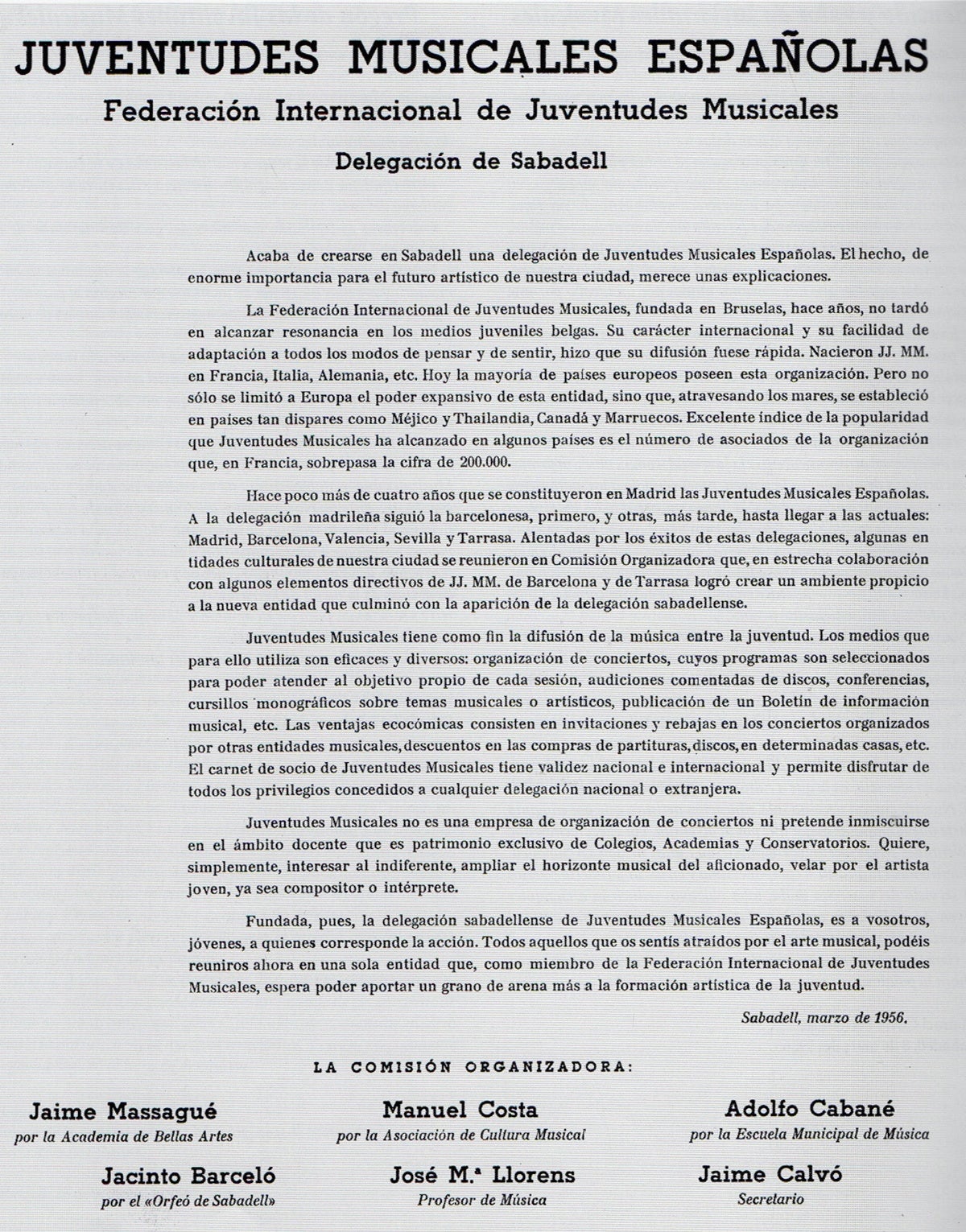 Manifest fundacional (1956)