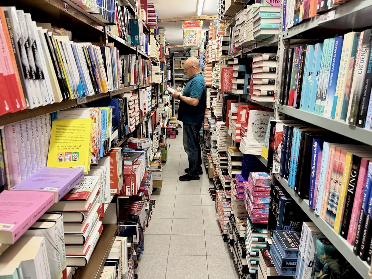 Carles Fàbregues, a La Llar del Llibre. Autor: ACN. 