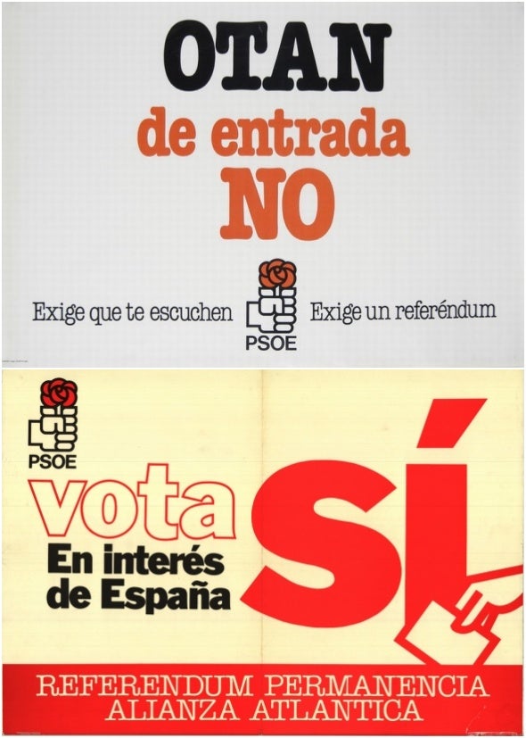 Cartell del PSOE l'any 1982 (
