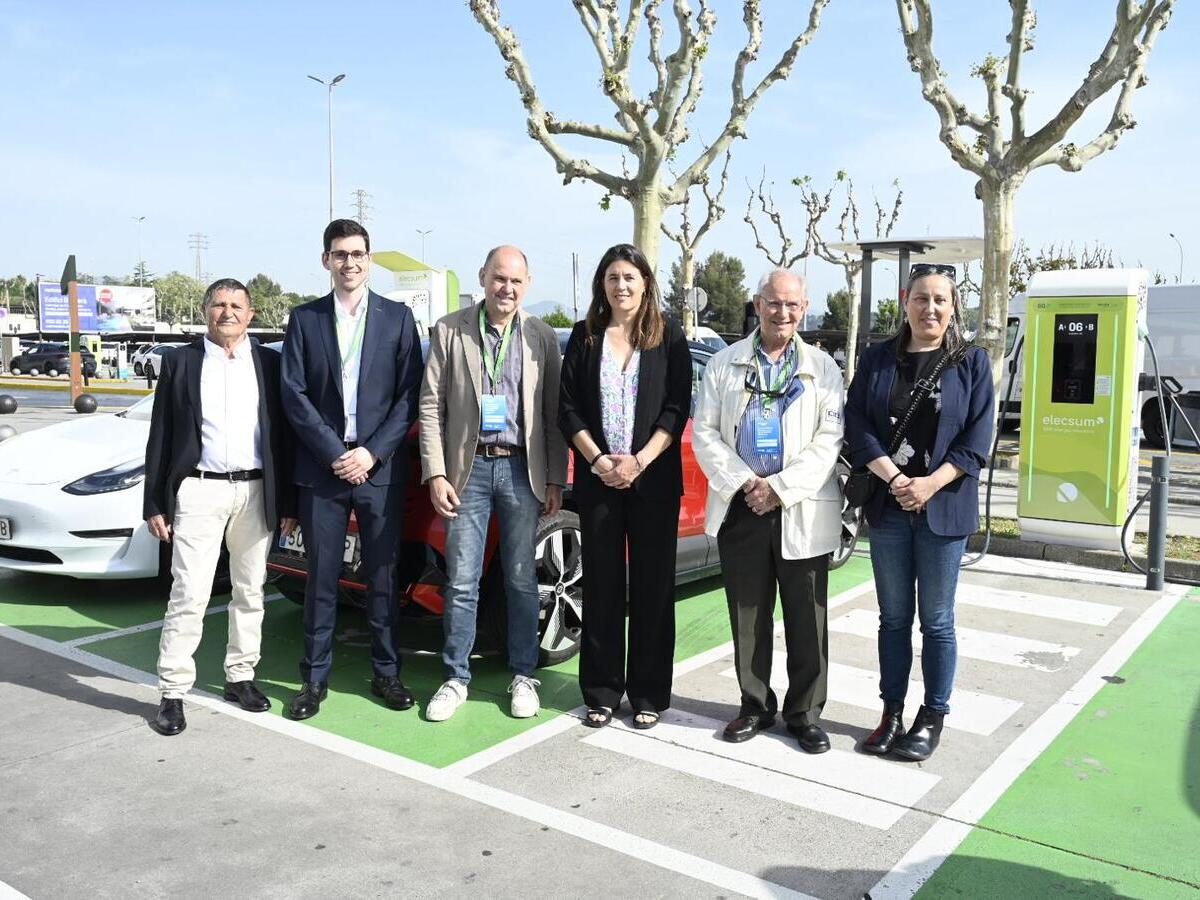 Inauguració de l'estació de recàrrega del Baricentro. Autor: cedida.