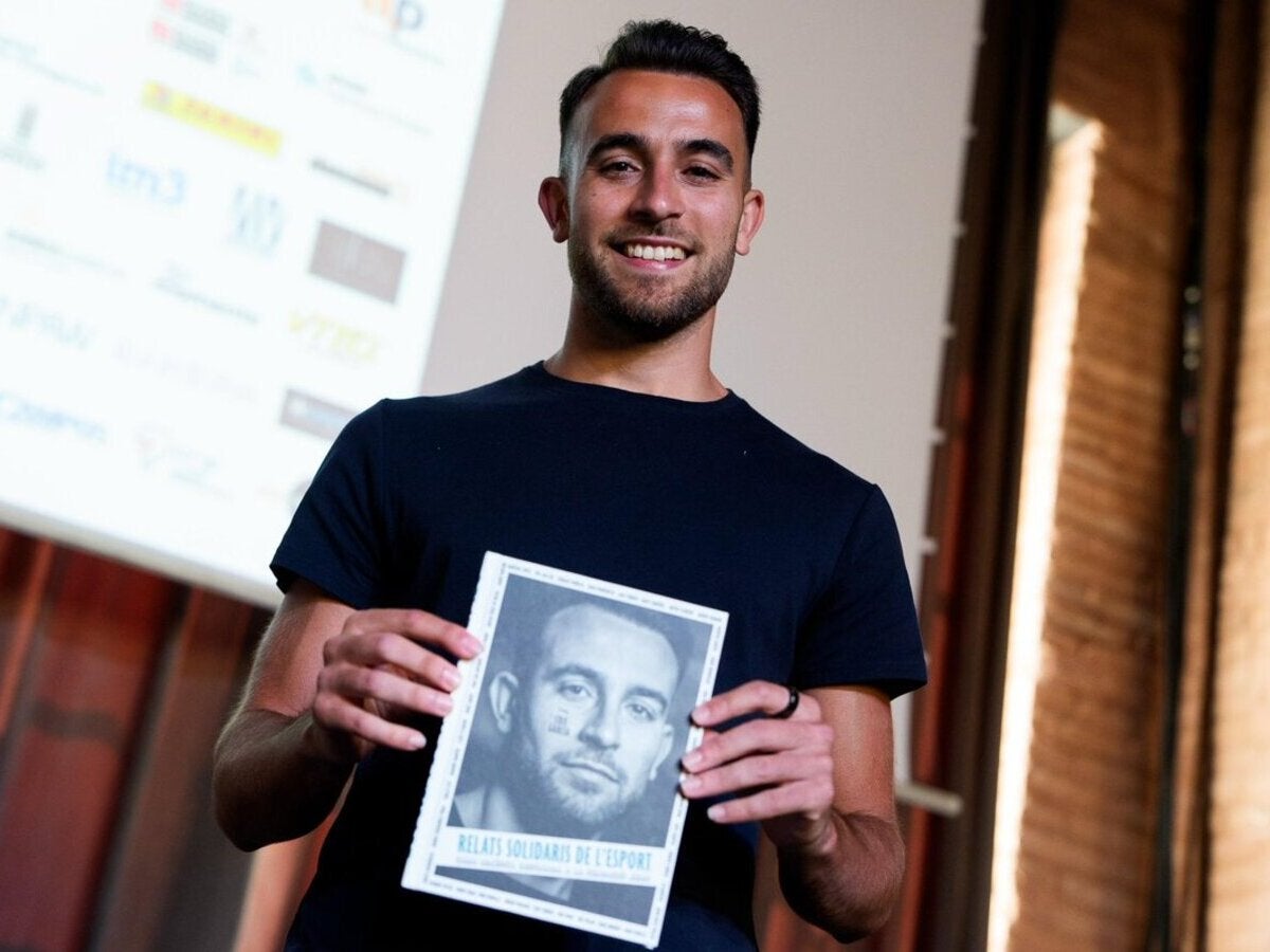 Eric Garcia, futbolista del Barça, és el padrí de la 21ª edició de 'Relats Solidaris'. Autor: cedida.