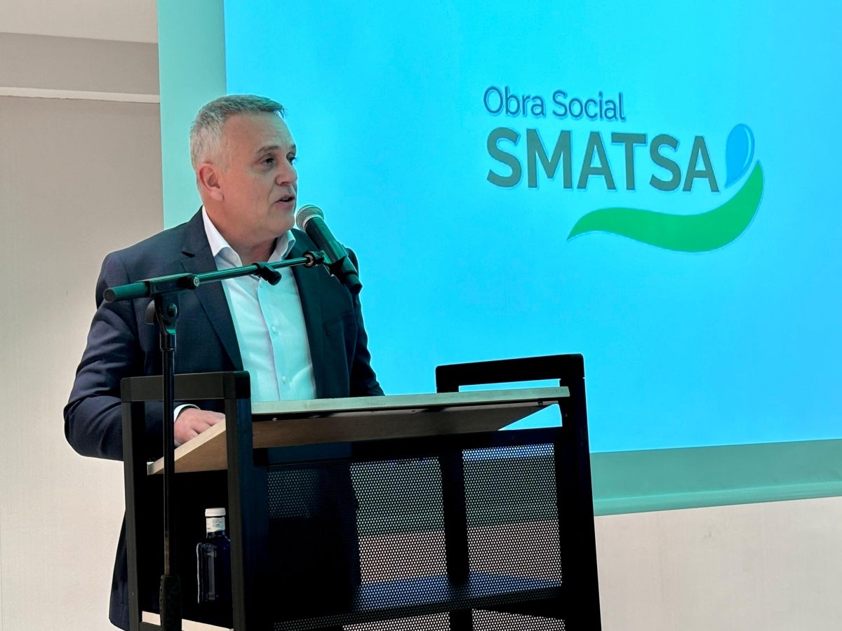 El director general d'SMATSA, Eugenio Díaz, aquest dimecres. Autor: J.d.A. 
