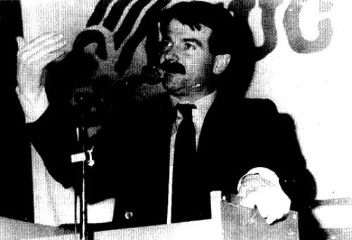 Gerardo Iglesias (PCE), a Sabadell. Font: DS via AHS