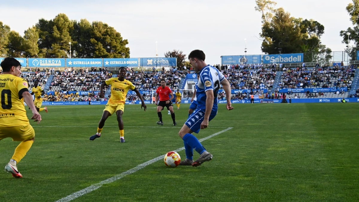 Eneko Aguilar, autor del posterior gol. CES