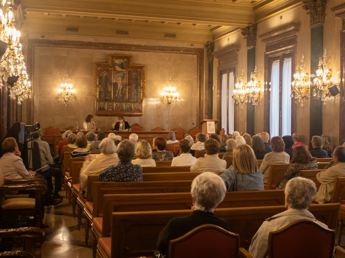 Un moment de la presentació. Foto: Martina Berenguera.