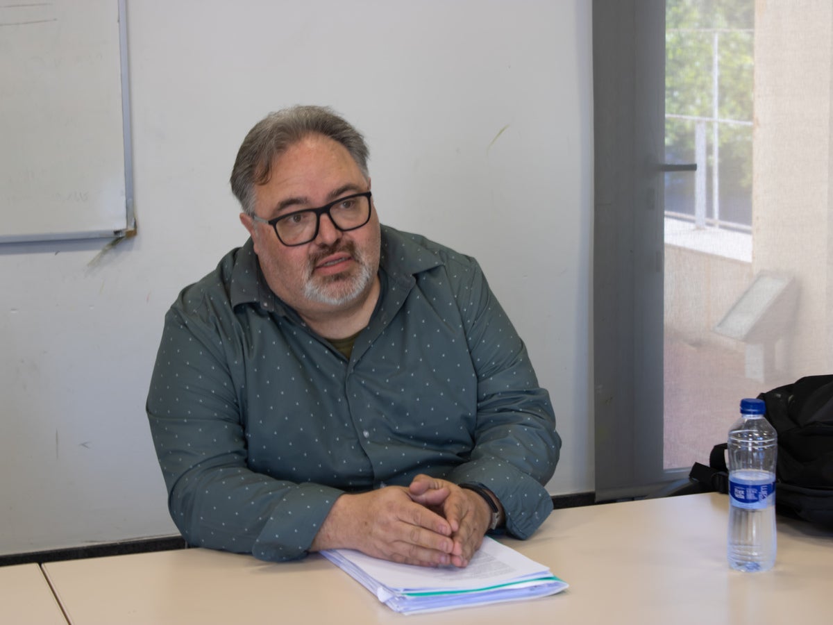 Francesc Baró, aquest divendres. Autora: Martina Berenguera.