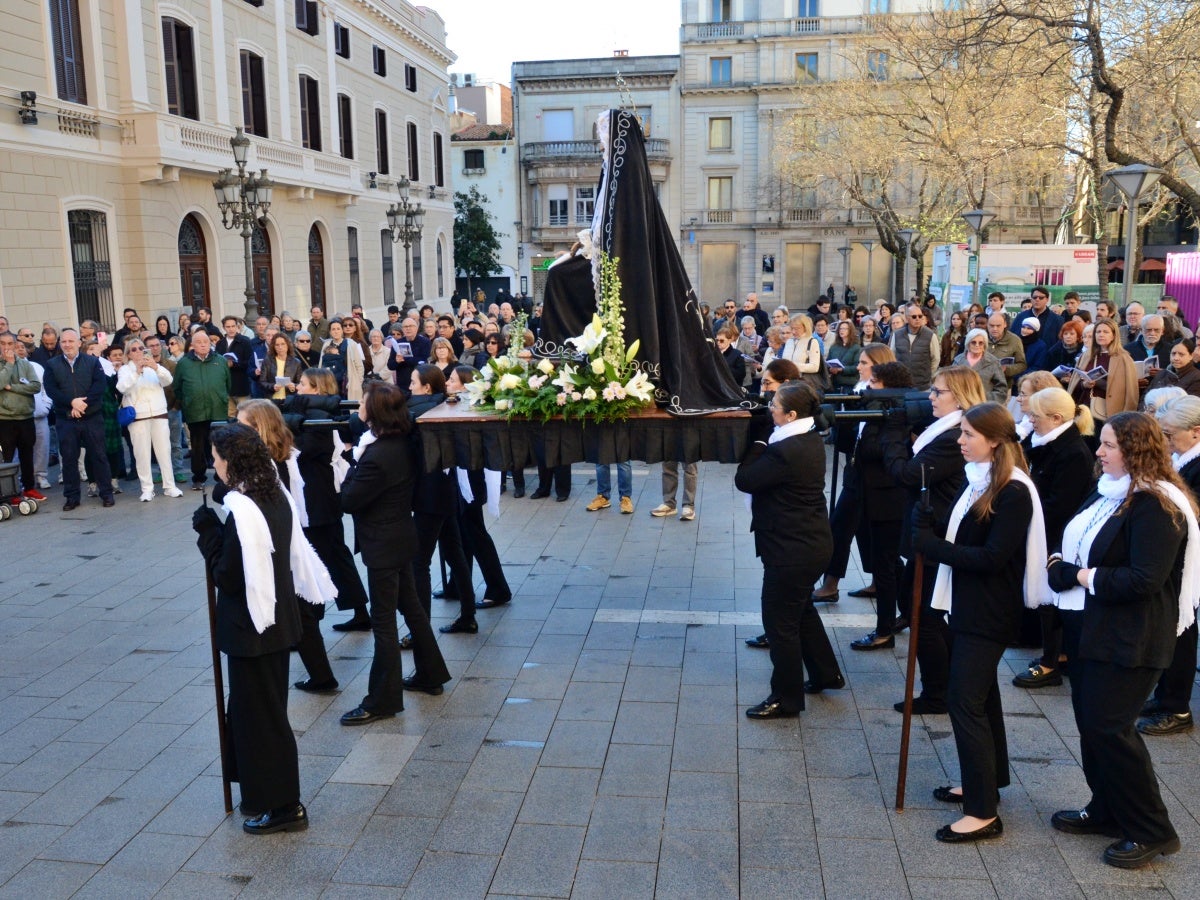 Sortida de la Mare de Déu, camí de la Rambla. Autor: J.d.A.