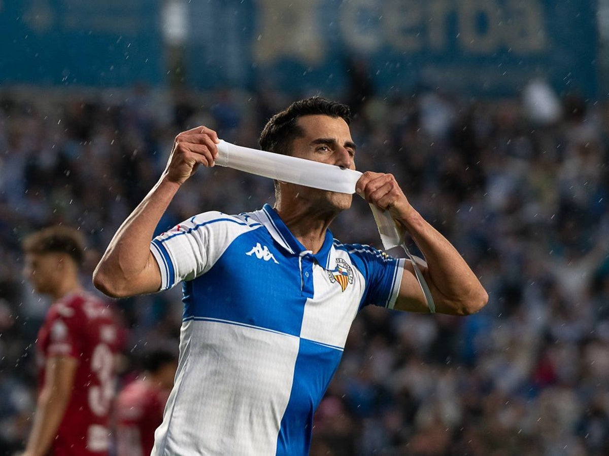 Martínez marcava l'empat. Autor: @CESabadell via X. 