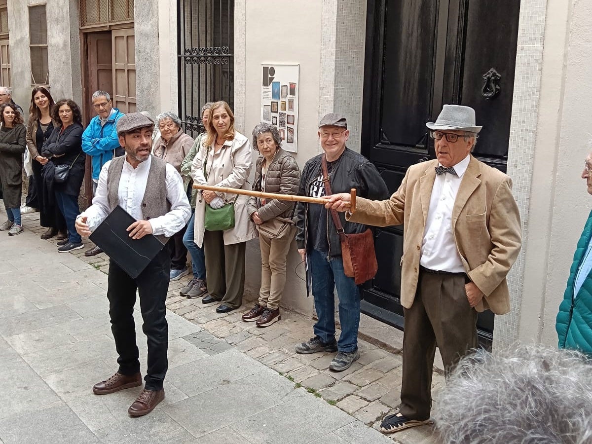 Vila i Roviralta, al carrer de la Borriana. Autor: Jessica Neuquelman / cedida. 