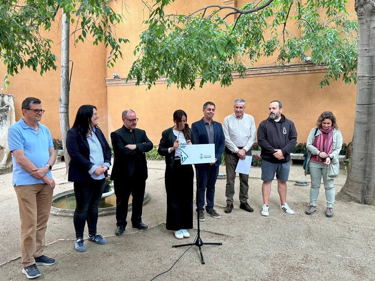 Presentació dels actes de l'Aplec de la Salut 2026, aquest dilluns, al pati de la Casa Duran. Autor: J.d.A. 