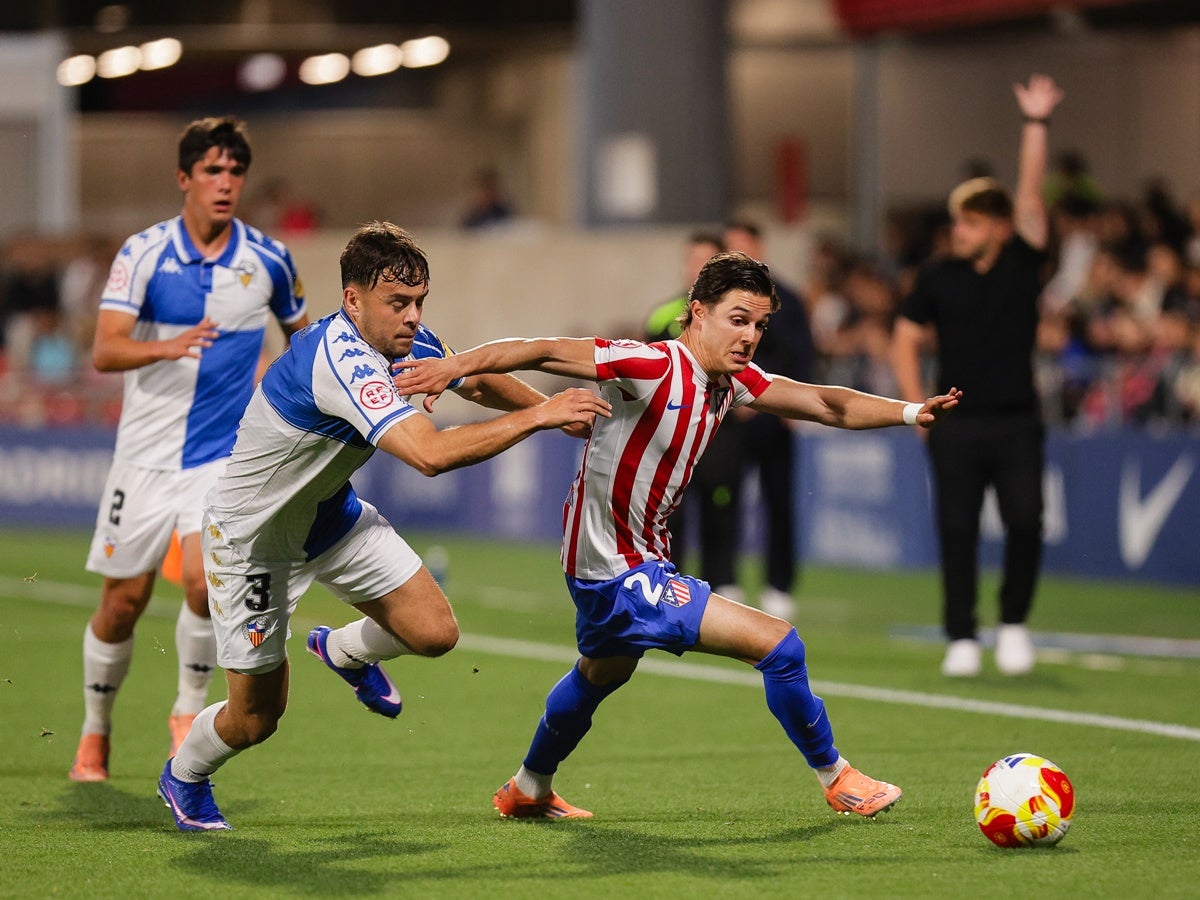 Un moment del partit. Foto: @AtletiAcademia via X. 