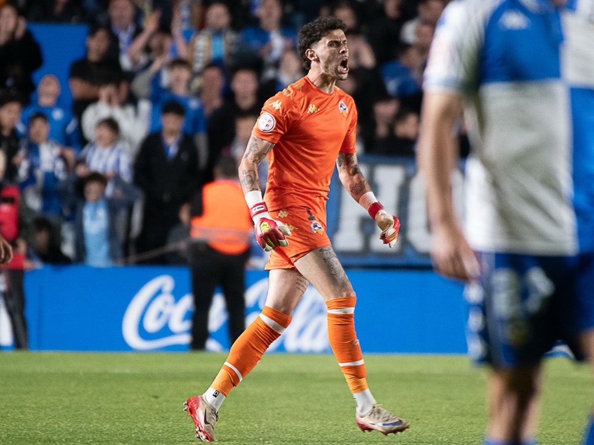 El porter del Sabadell, Diego Fuoli. Autor: @CESabadell via X. 
