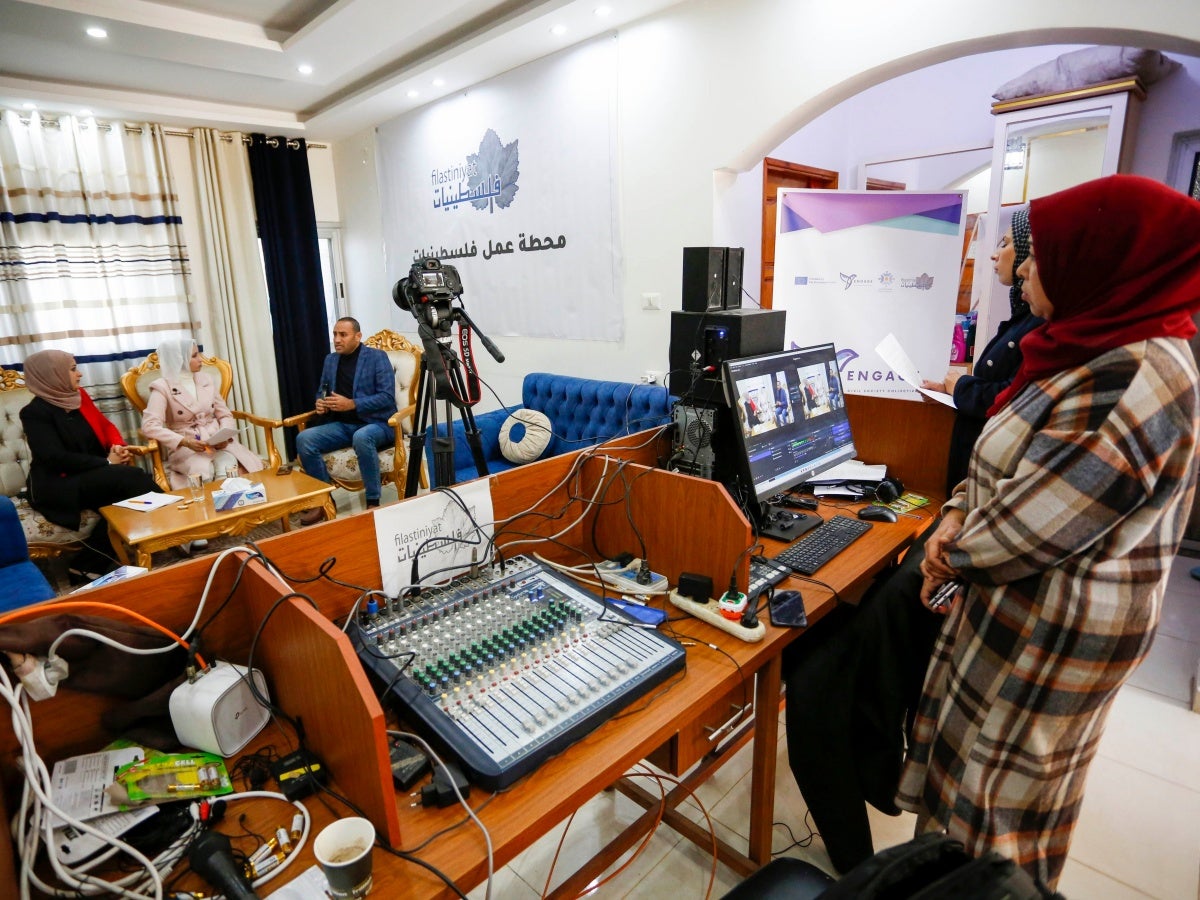 Instal·lacions de Huna Gaza. Foto: @unrwa via X. 
