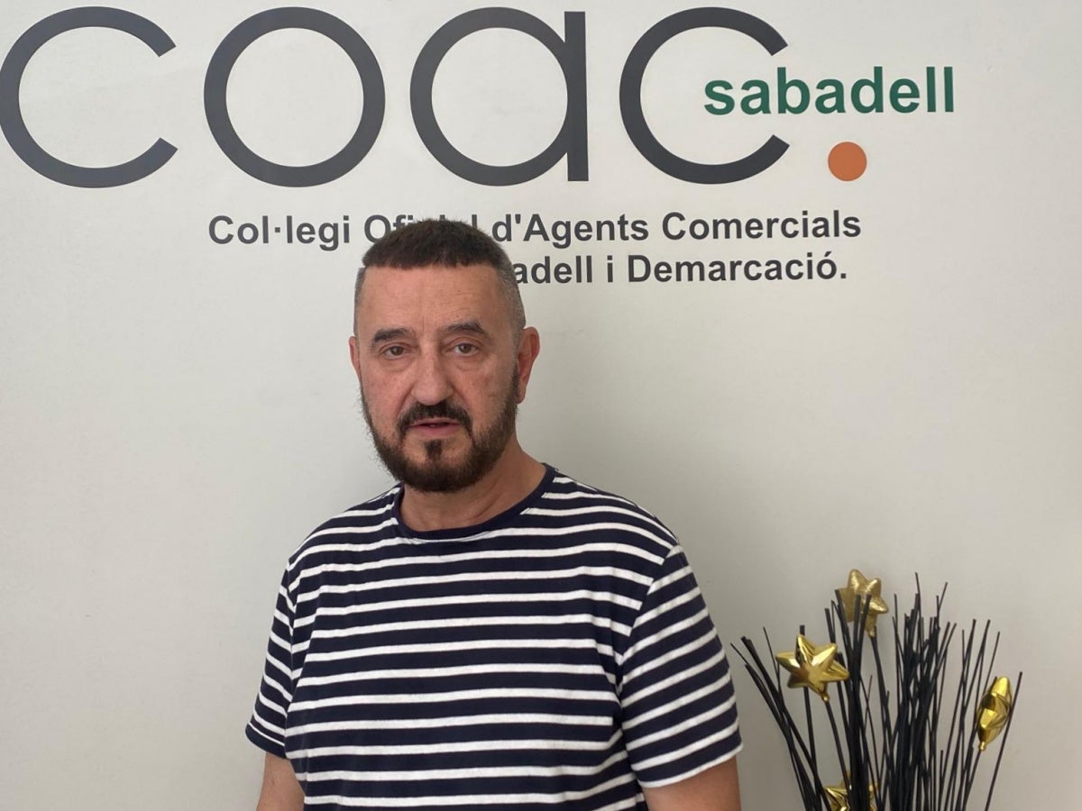 El president del Col·legi Oficial d'Agents Comercials, Pere Carrio. Autor: cedida. 