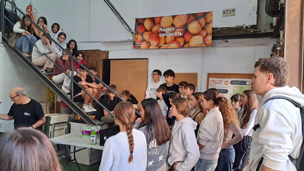 Una de les visites d'alumnat. Autor: cedida.