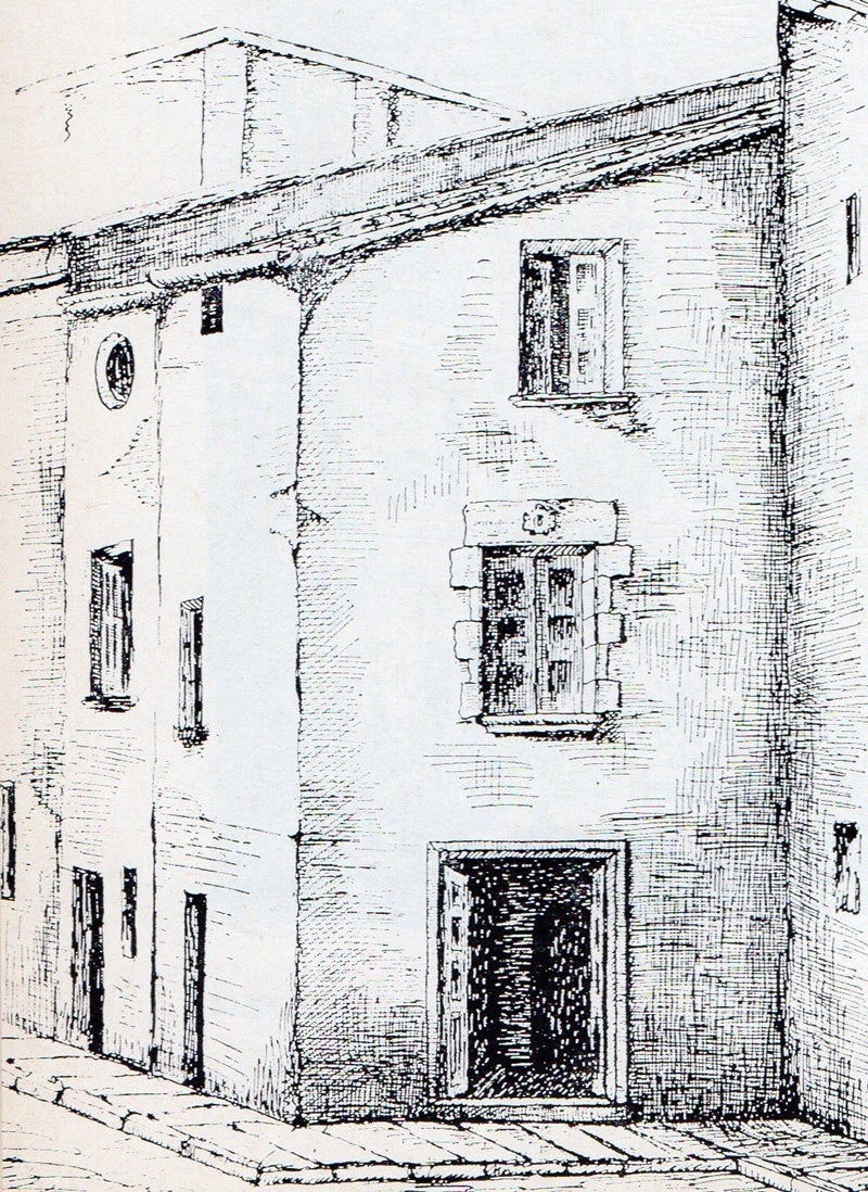 La Casa del Comú, al carrer Gràcia cantonada De la Rosa. 