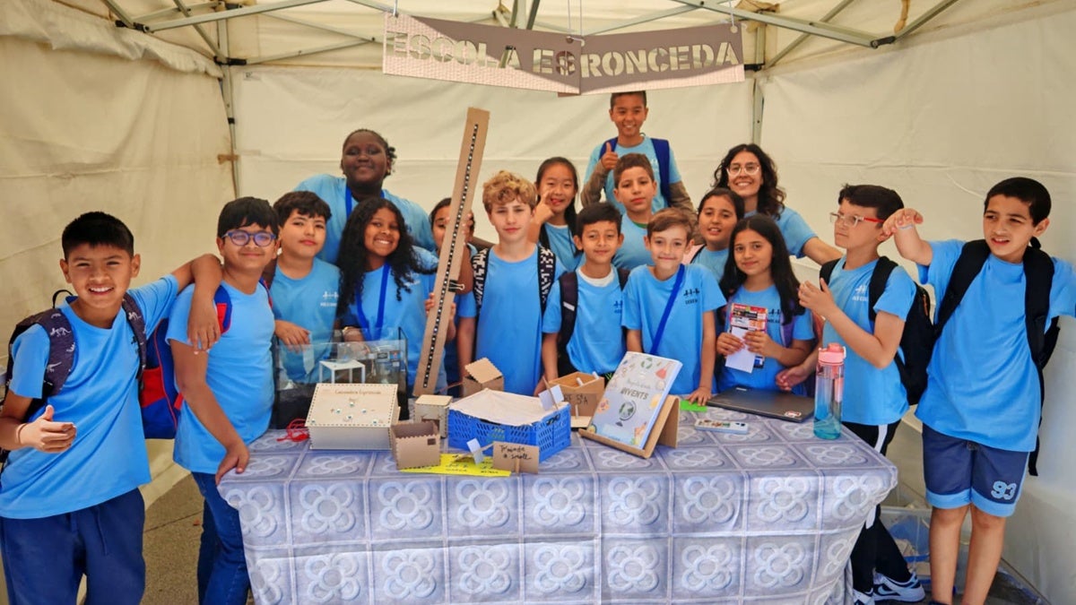 Alumnes de cinquè de l'Escola Espronceda. Autor: Albert P.