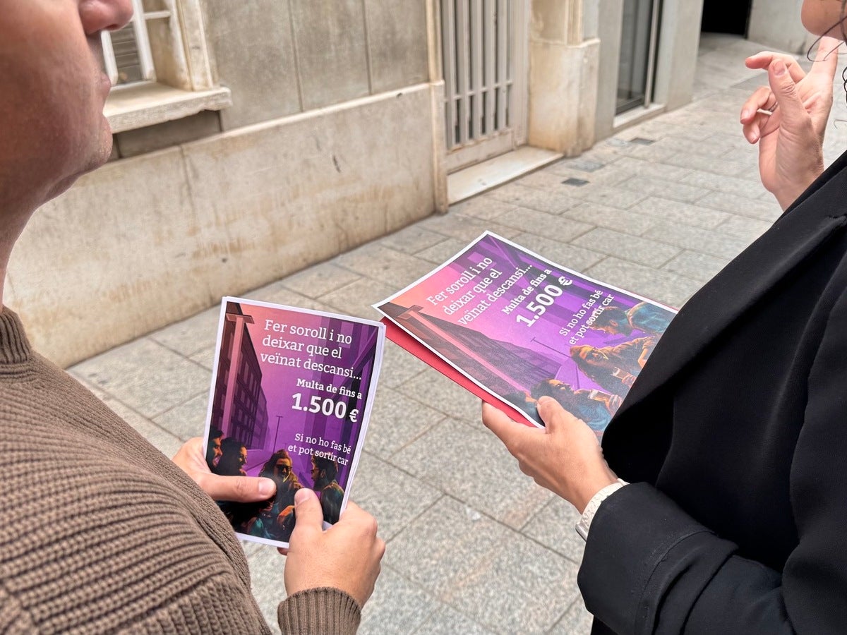 Material de la nova campanya que es distribuirà per bars i entitats. Autor: cedida.