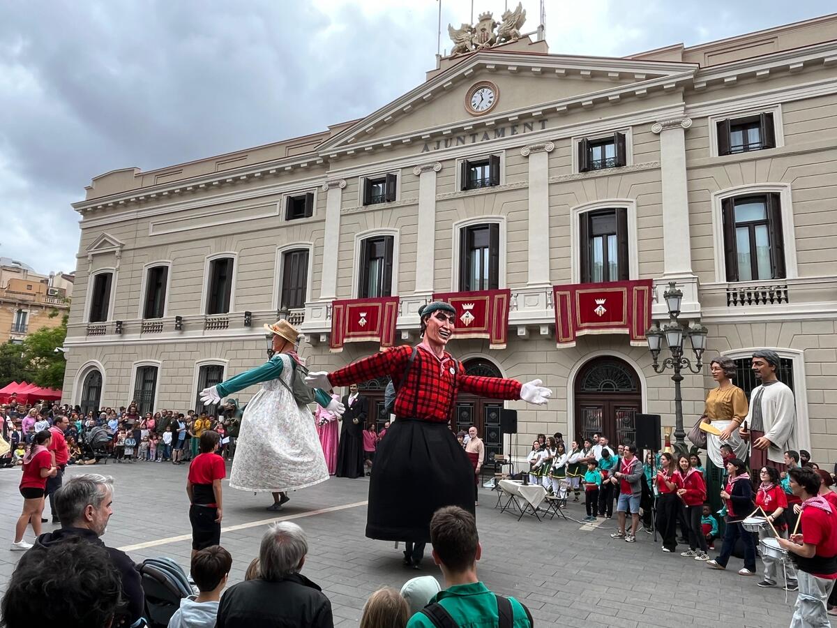 Un moment de la festa a la plaça Sant Roc. Autor: Jordi M.