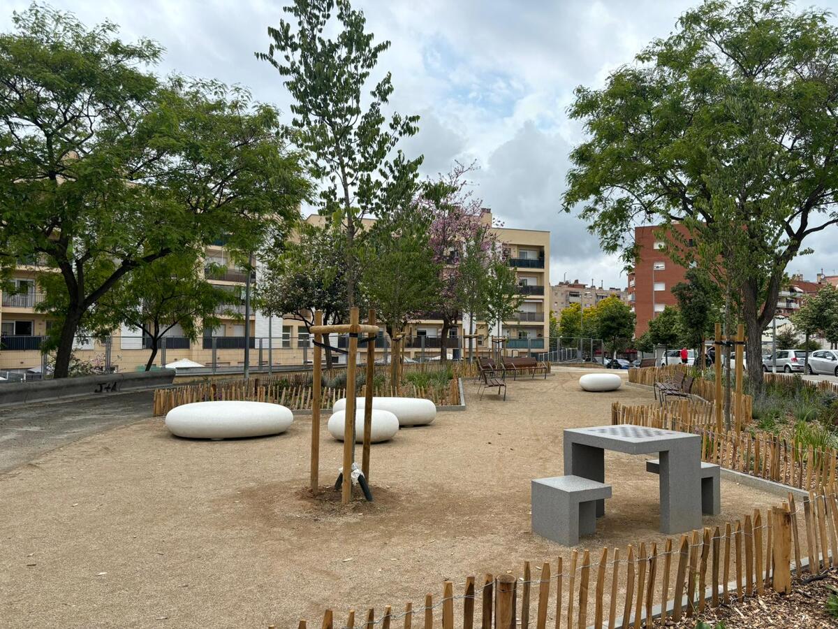 La plaça de Gernika, aquest dilluns. Autor: JdA.