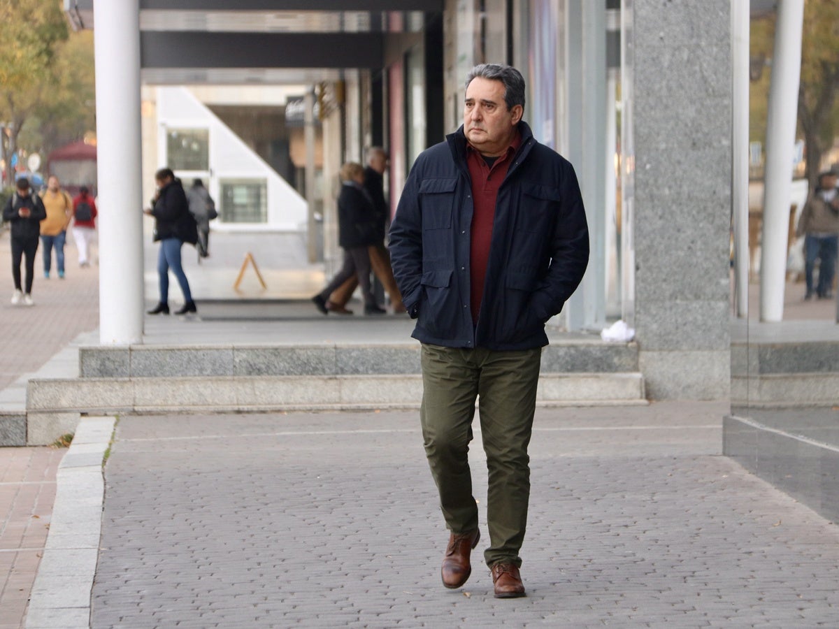 Bustos, el novembre de 2023, entrant en una sessió del judici de la peça 33 del cas Mercuri. Autor: ACN. 
