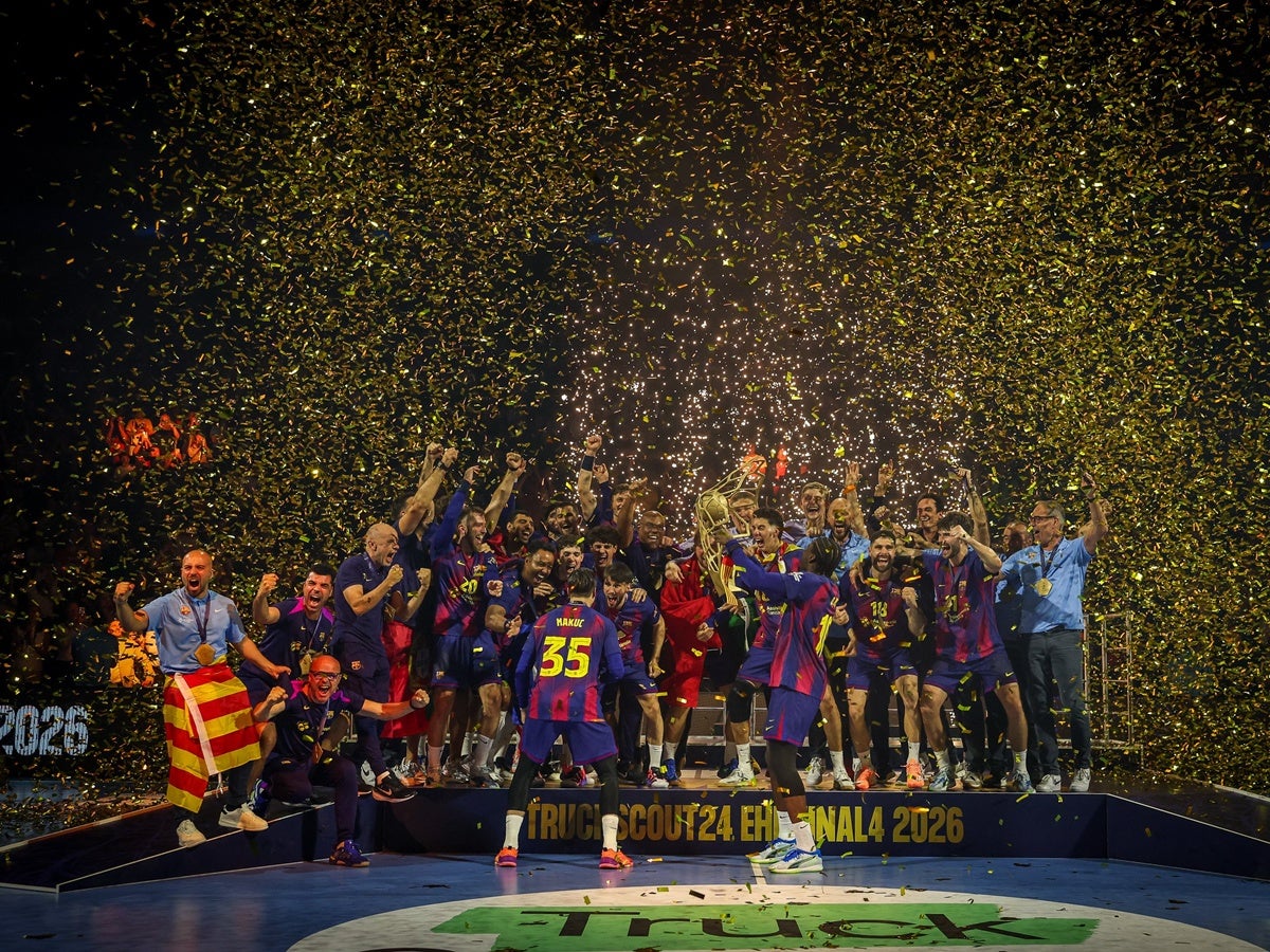 Celebració dels jugadors del Barça després del partit. Autor: FCBarcelona / cedida.