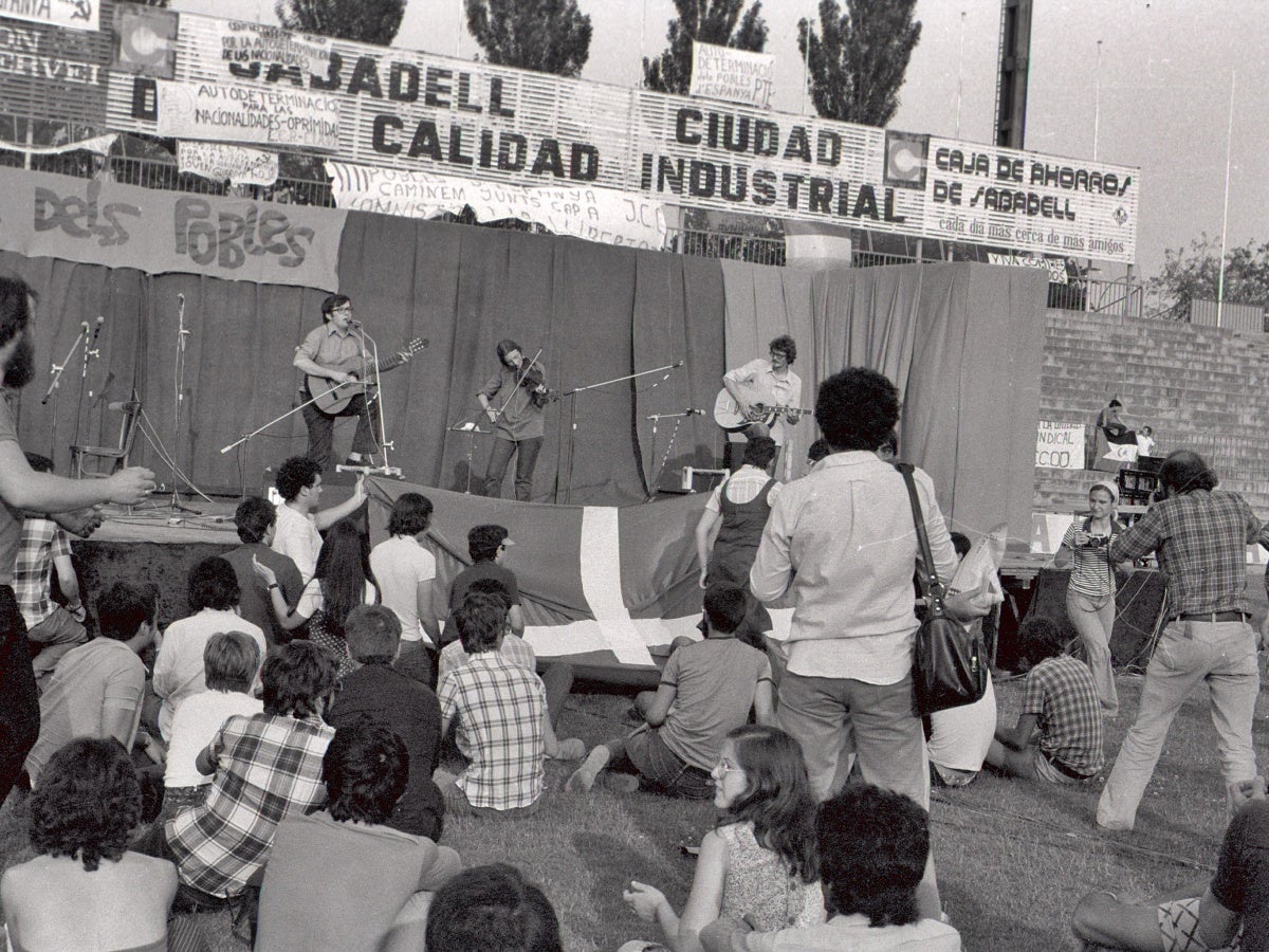 Músics al Festival dels pobles d'Espanya. Foto: Fons Andreu Segura.