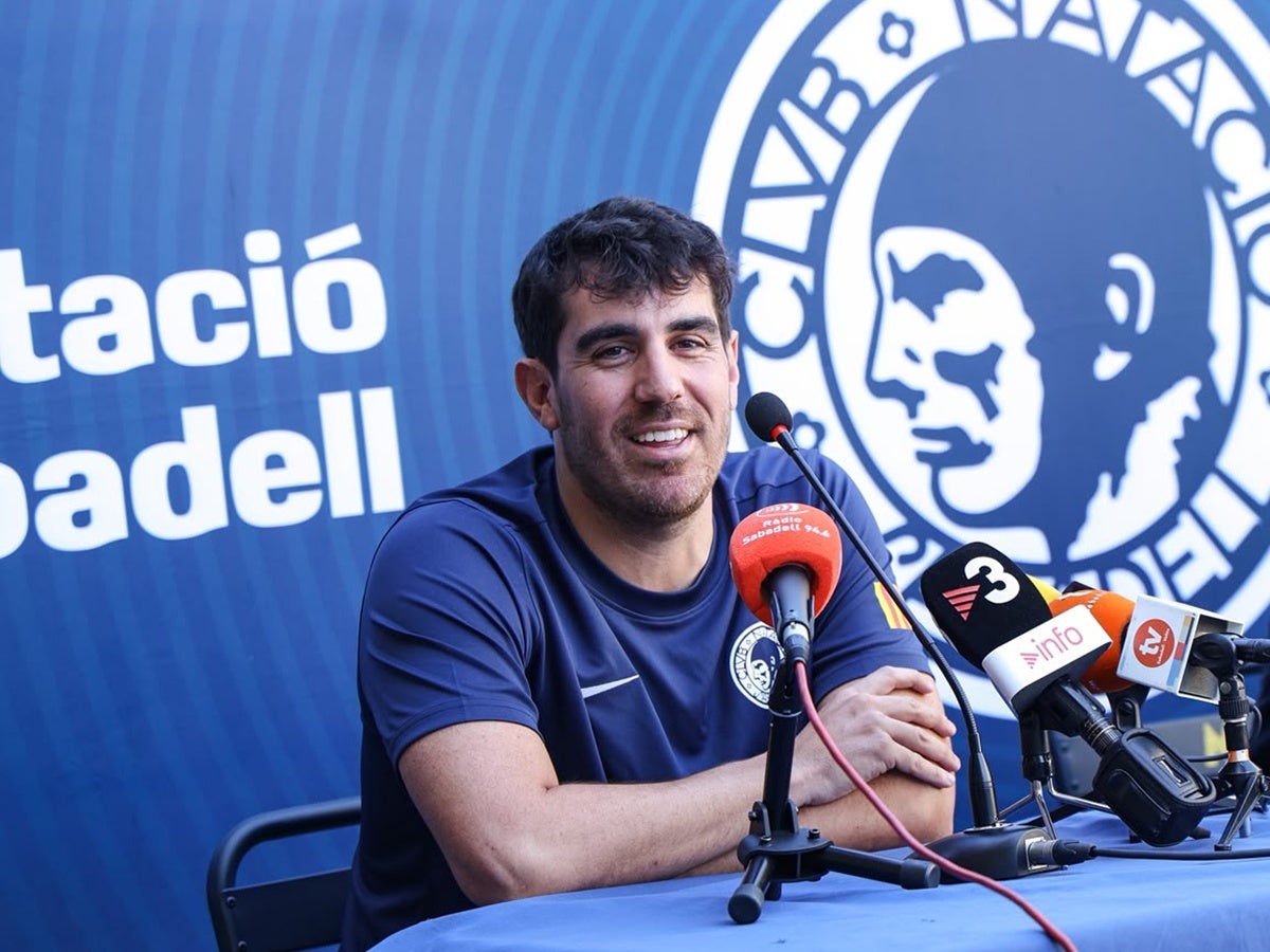 El nou entrenador del femení del CN Sabadell, Enric Arnella. Autor: CN Sabadell.