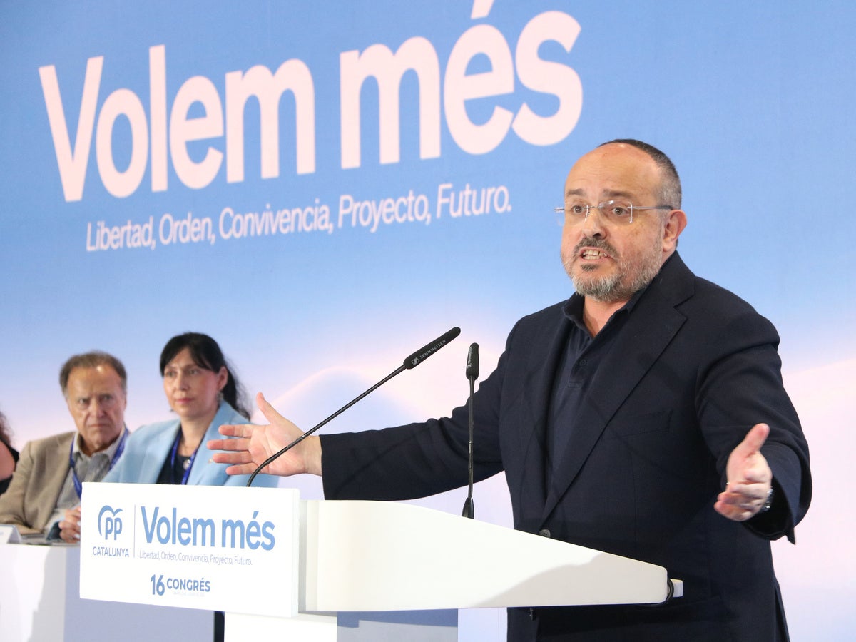 Alejandro Fernández, al congrés del PP Català. Autor: ACN.