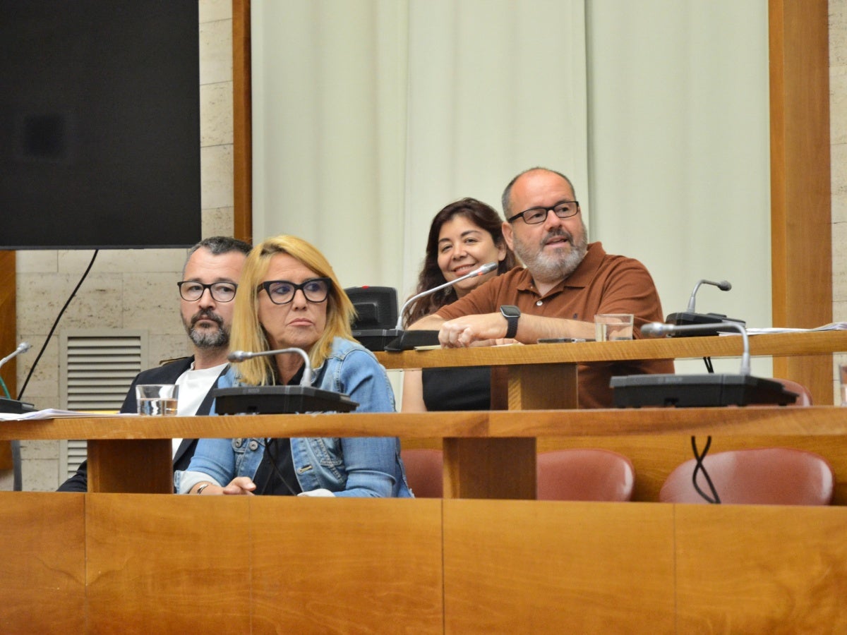 El portaveu de Sabadell En Comú Podem, Joan Mena, al ple. Autor: J.d.A. 