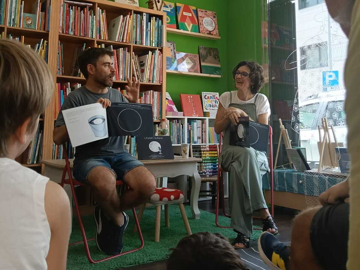 David Vila i Ros, al 'Petit Librerio'. Fotos: Jessica Neuquelman.