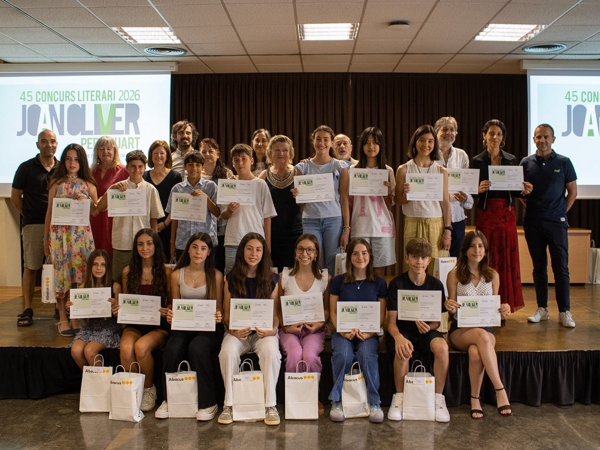 Entrega dels premis Joan Oliver. Autora: M.Berenguera. 