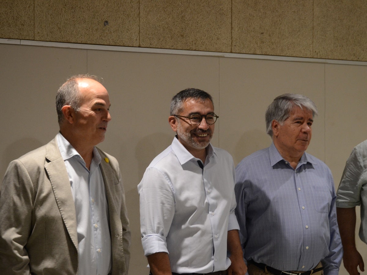 Jordi Turull, Gabriel Fernàndez i Amadeu Papiol. Autor: Jordi M.
